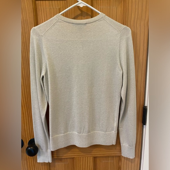 Ann Taylor Sparkly Silver Cardigan - Size S - Picture 8 of 8